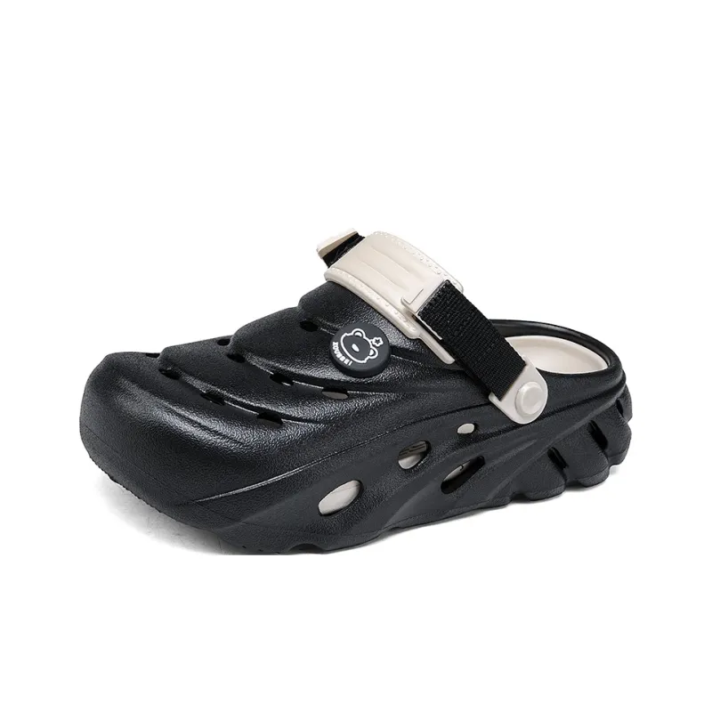 Wooden Rabbit Clogs Men-0