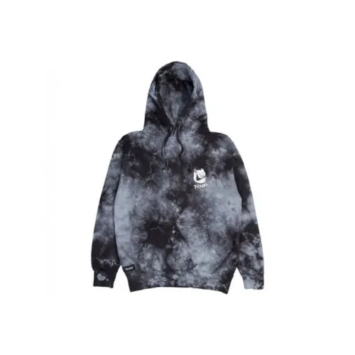 RIPNDIP Hooded Regular Sweatshirt Winter Unisex Tie Dye Black