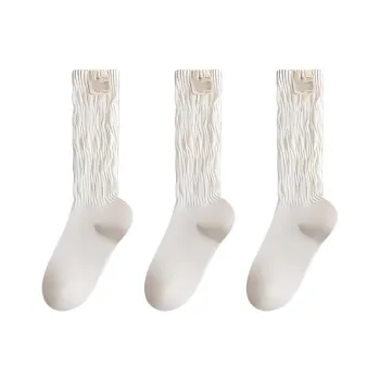Temooues Knee High Socks Women's Combo Set