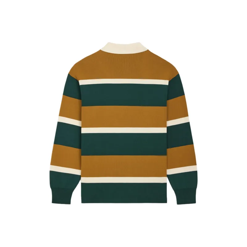 CELINE Blason Rugby Long Sleeve Polo Shirt-1