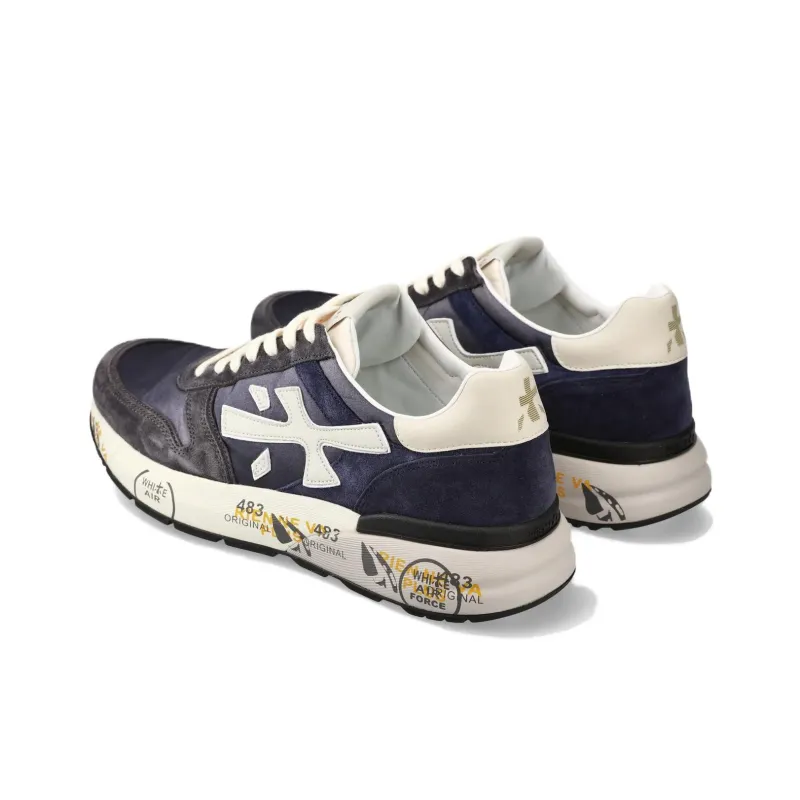 PREMIATA Mick Low Top Casual Shoes Men's Blue-3