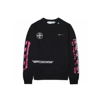 OFF WHITE Impressionism' Diag Stencil Sweatshirt