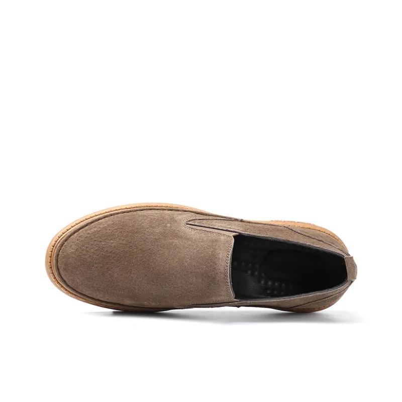 PLO CART Men's Casual Shoes Men Low Top Brown/Gray-2