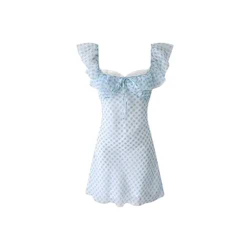 Pa33word Slip Dress Women's Blue