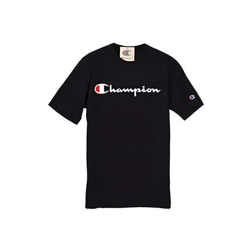 Champion T Shirt Unisex Black US Version