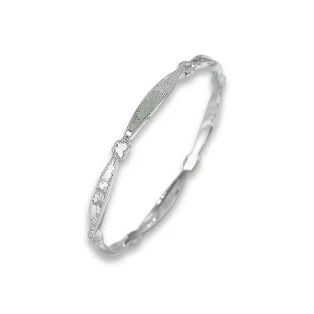 CUTE DAME Sterling Silver Bangles Women's