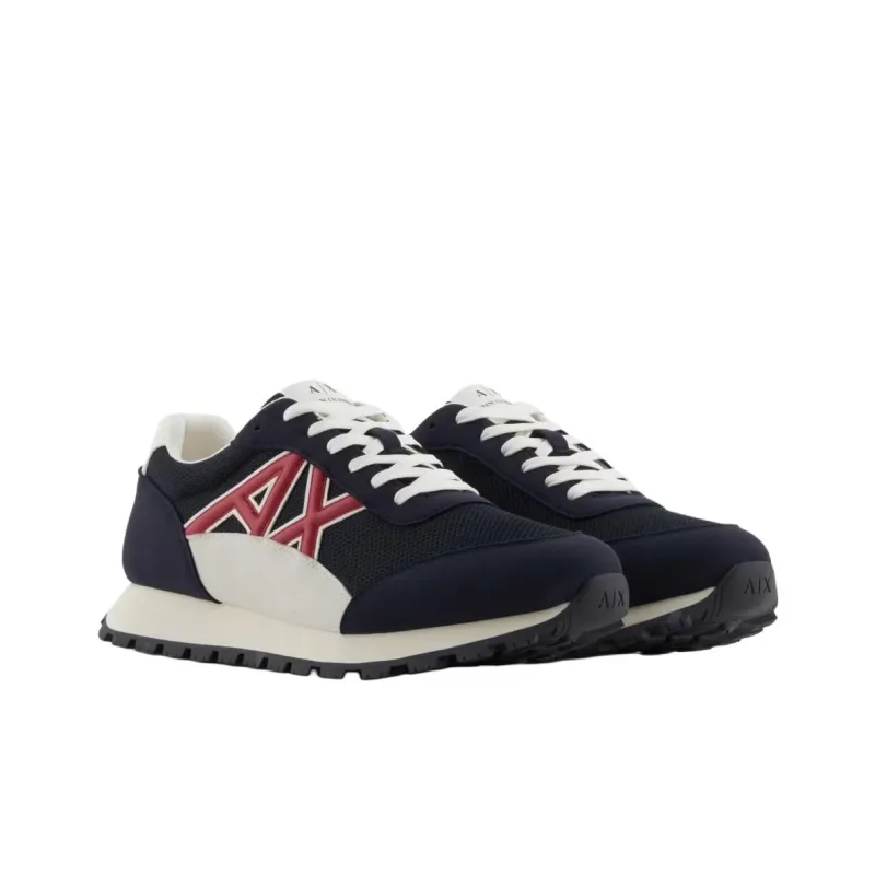 ARMANI EXCHANGEAE Low Top Casual Shoes Men's Blue-2