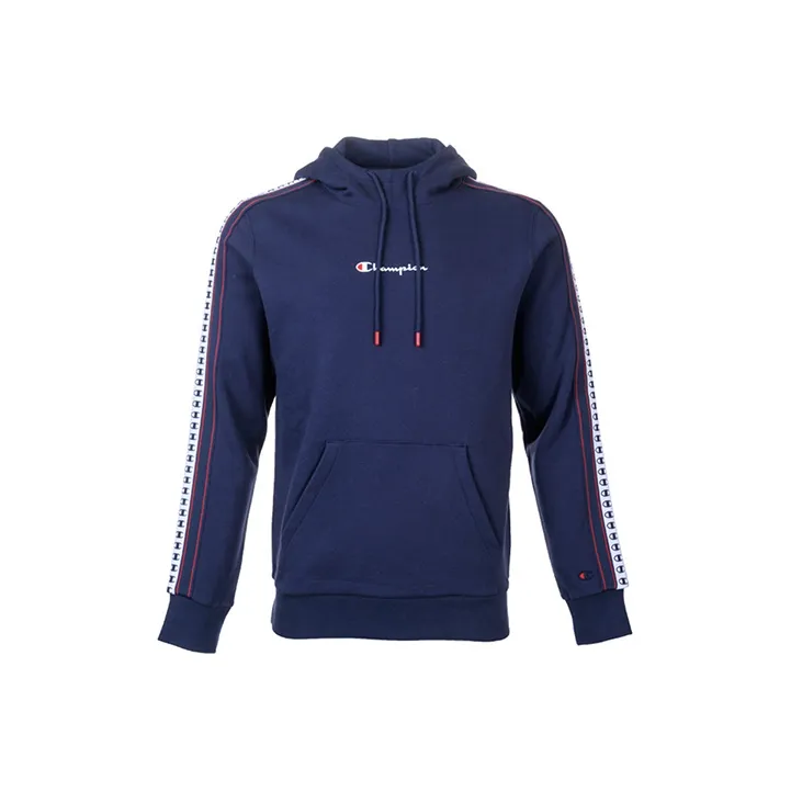 Champion Hooded Regular Sweatshirt Men's Blue-0