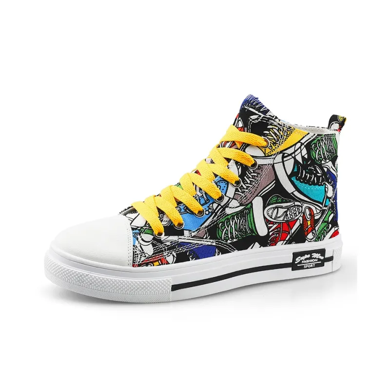 ROBINHOOD Coverage Cushioning Impact Resistance Abrasion Resistant High Top Skateboard Shoes Women's-7