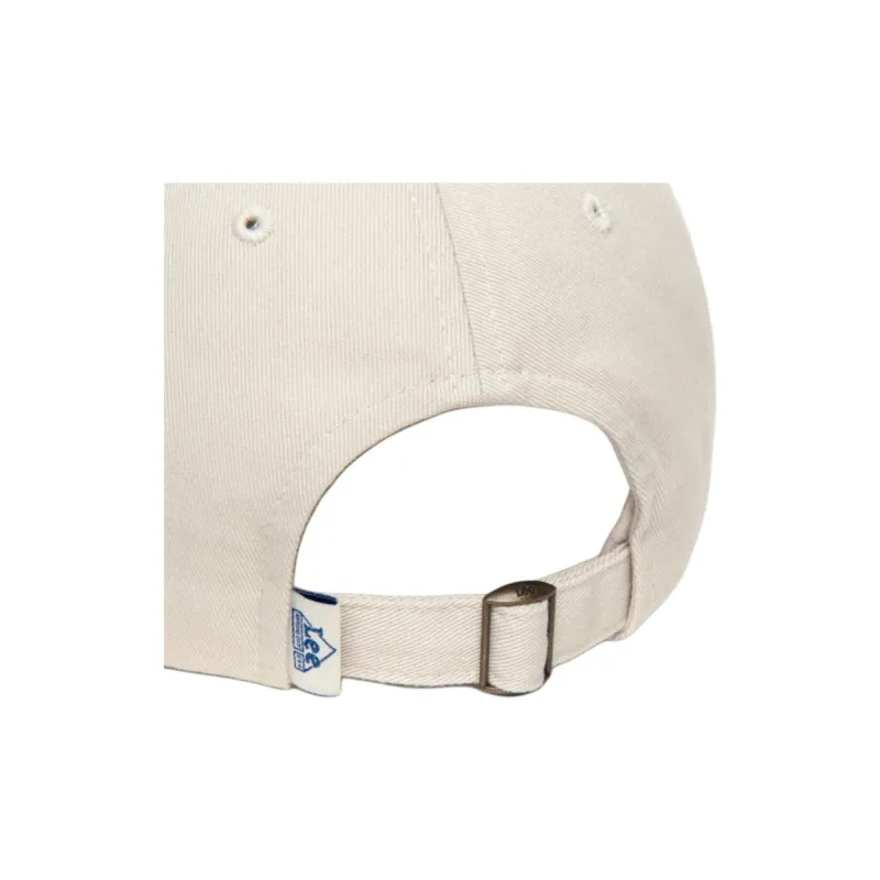 Lee Cotton Fabric Baseball Caps Unisex White-2