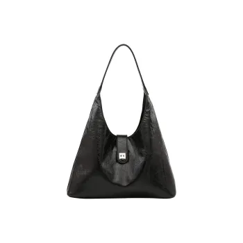 DAPHNE PU Tote Bag, Shoulder Bag Regular Women's Black
