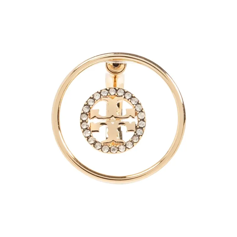 TORY BURCH Embellished Round Earrings-2