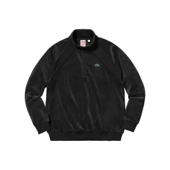 Supreme Lacoste Velour Half Zip Track Top
