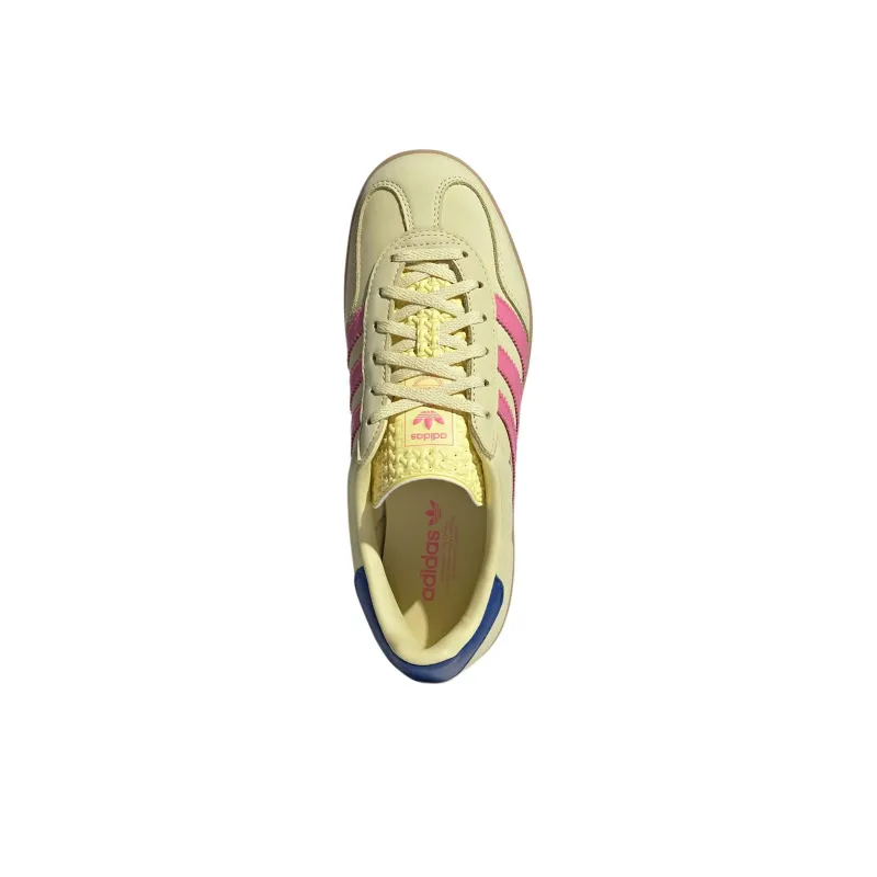 Adidas Gazelle Indoor Powder Yellow Lucid Pink Royal Women's-5