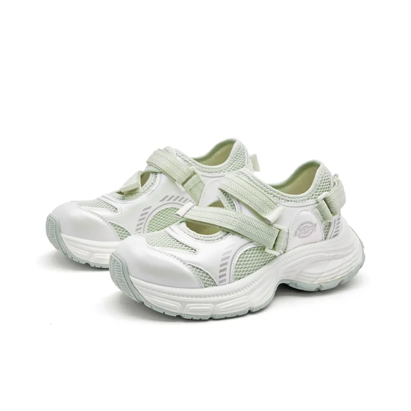 Dickies Abrasion Resistant Low Top Chunky Sneakers Women's Light Green-2