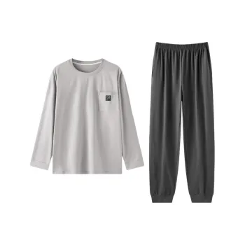 ZAO FU NIAO Pajama Set Men's Starry Gray