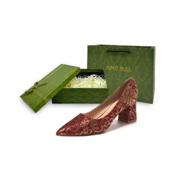 XIMO BULL Chunky Heel High Heels Women's