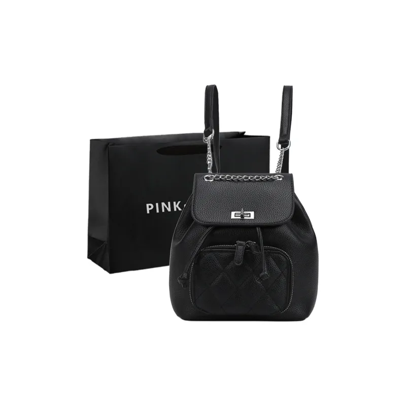 PINK·LAND PU Backpack Women's Multicolor-12