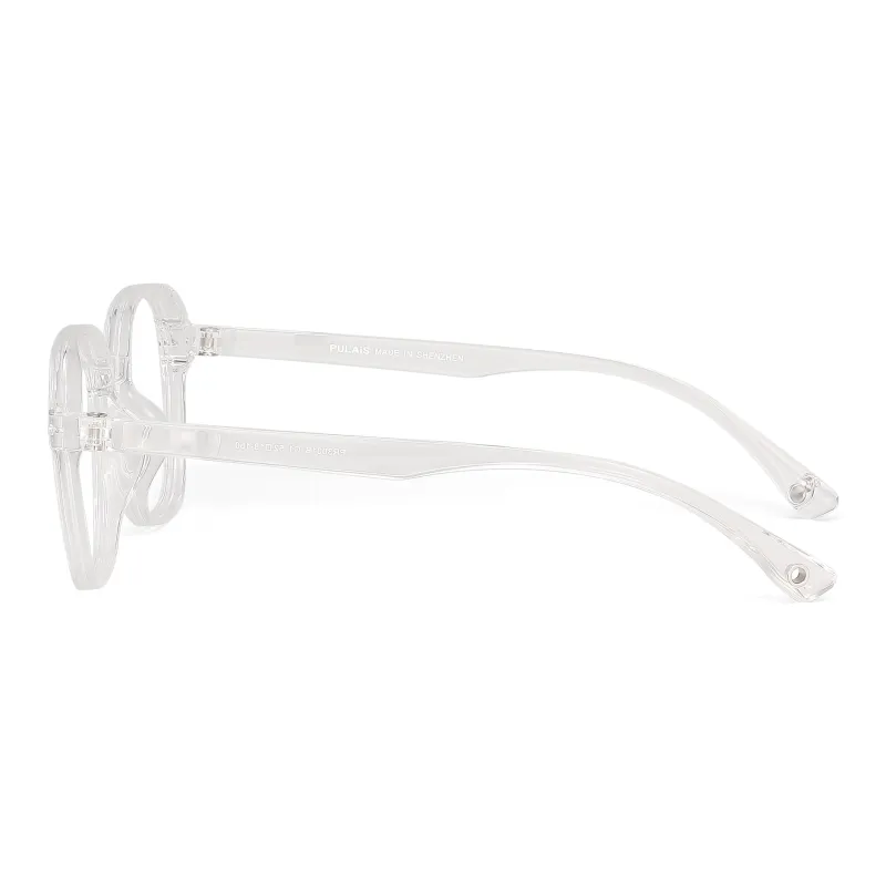 PULAIS TR/Memory Plastic Square Sunglasses Unisex Tea Brown-2