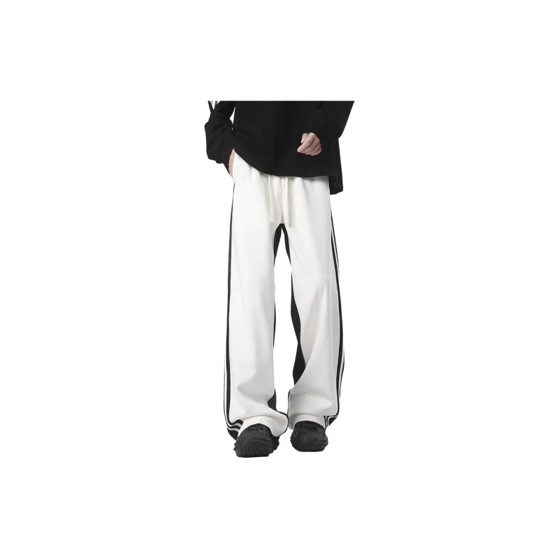 SZSX Casual Pants Unisex Black White-1