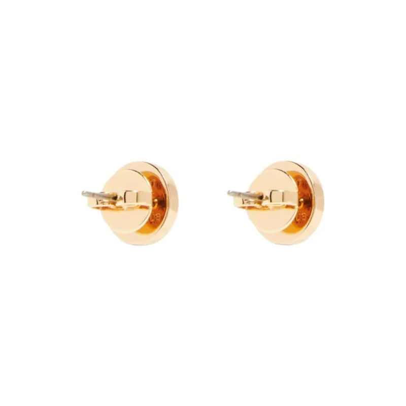 TORY BURCH Brass Enamel Stud Earrings Women's Gold-2