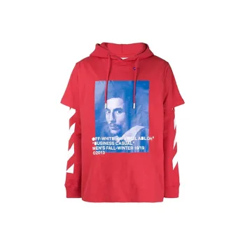 OFF WHITE SS19 Sweatshirt Men's Red