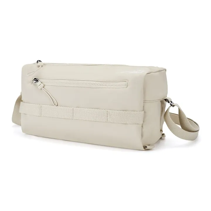XTEP Fabric Crossbody Bag Unisex Khaki/Ecru-3