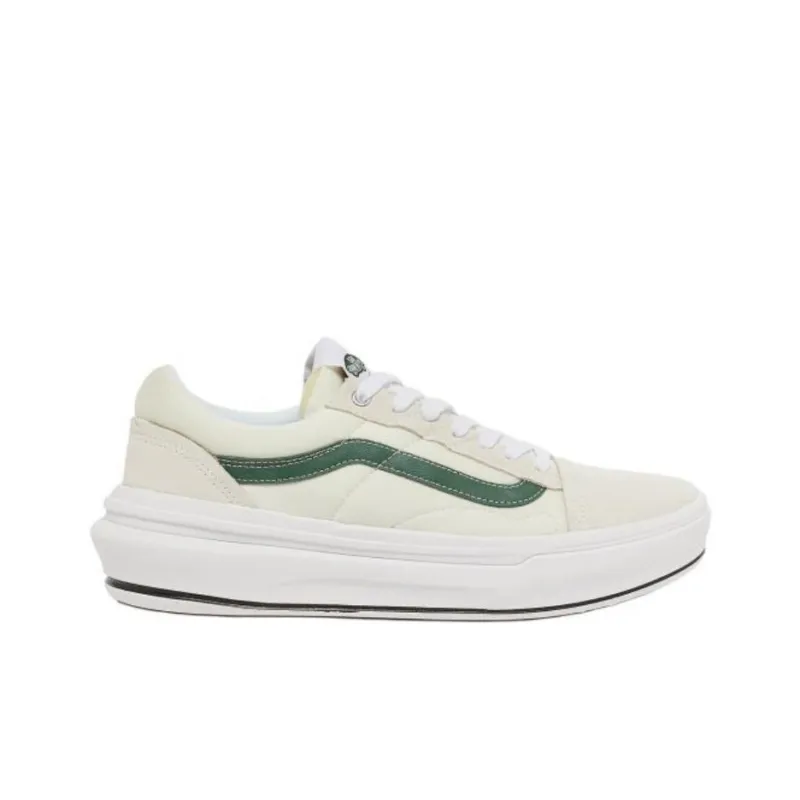 Vans Old Skool Low Top Skateboard Shoes Men's White Green-1