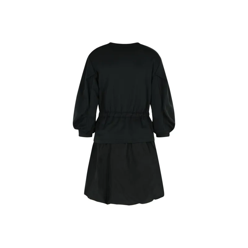 Moncler Layered Drawstring Waist Dress-1