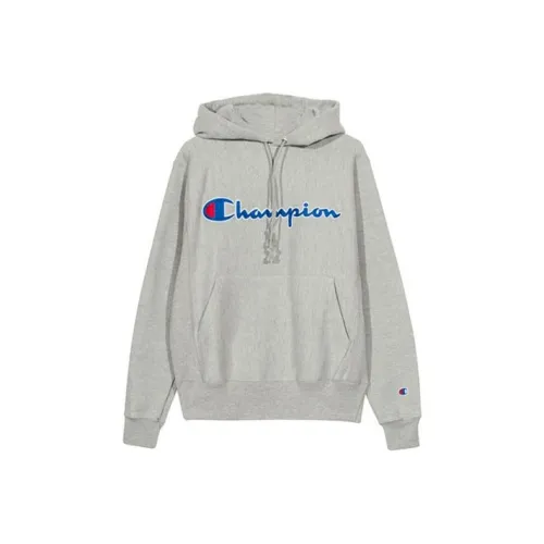 Champion Sweatshirt US Version Unisex Light Gray