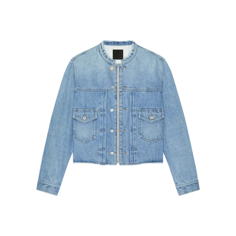 Givenchy Denim Jacket Men's Blue-0