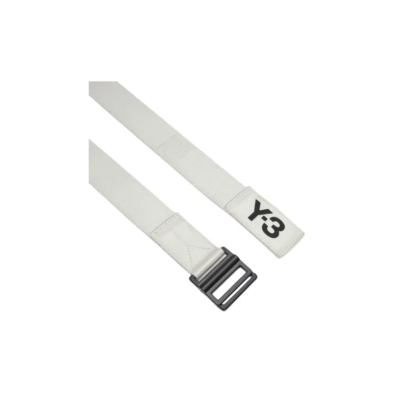 Y 3 Logo Printed Buckled Belt-1
