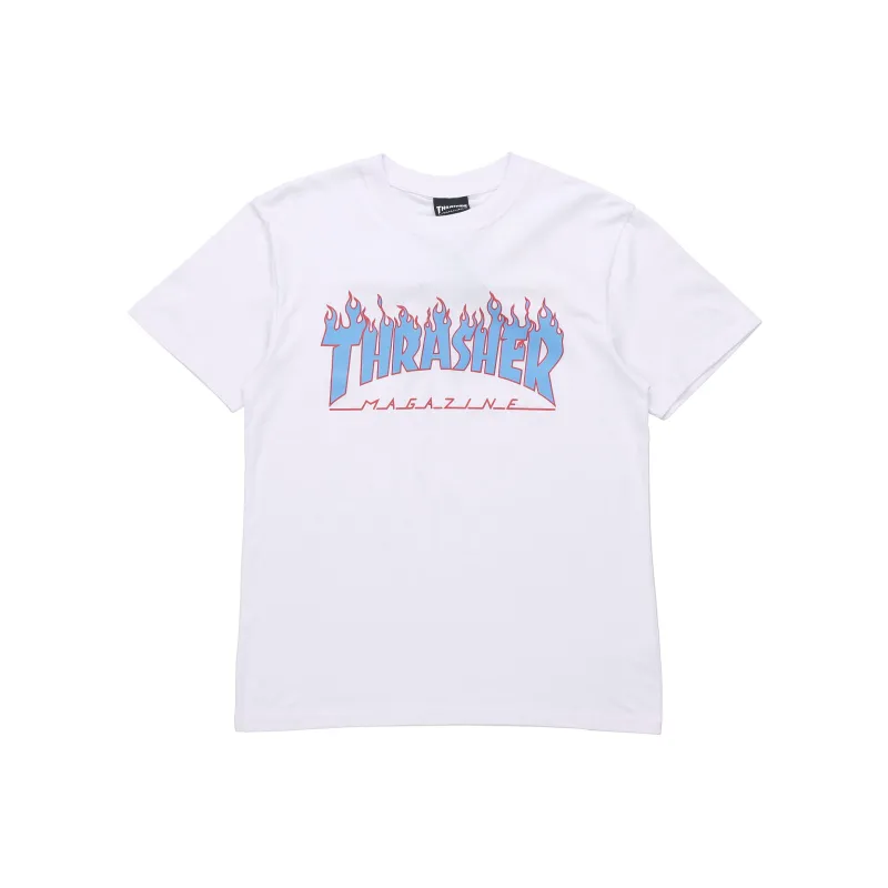 Thrasher T Shirt Japan Version Unisex White-0