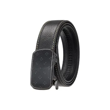 Yalu Top Grain Cow Leather Belts Men's Width 3.5CM