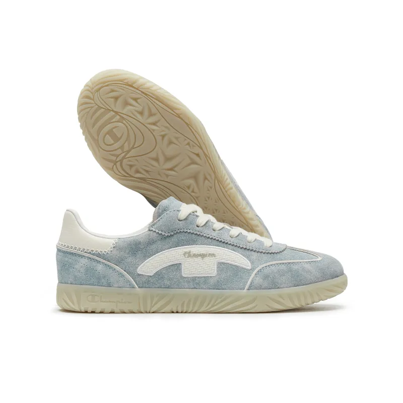 Champion T Trainers German Army Trainers 2.0 Low Top Skateboard Shoes Women's Navy Blue/Milk White-1