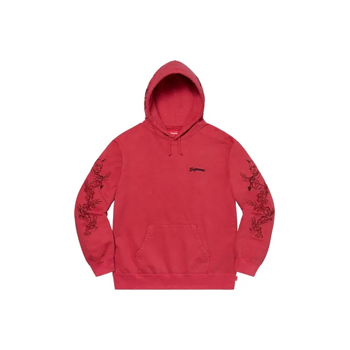 Supreme Dragon Overdyed Hooded Sweatshirt-0