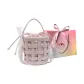 Pink Printer Ribbons Silk Scarf-Shopping Bag