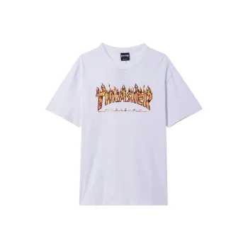 Thrasher T Shirt Japan Version Unisex White Orange