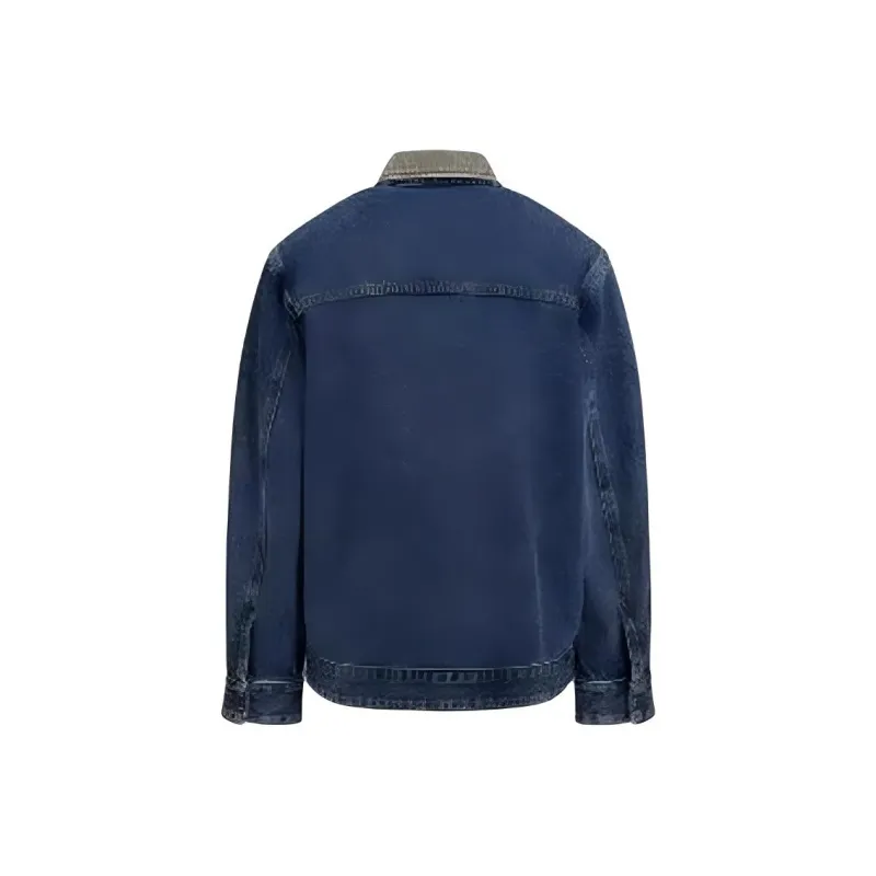 URBAN REVIVO Denim Jacket Men's Blue-1