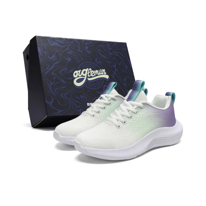 OUGLEMEN Cushioning, Slip Resistant, Abrasion Resistant, Impact Resistant Low Top Casual Shoes Women's Box Included-15