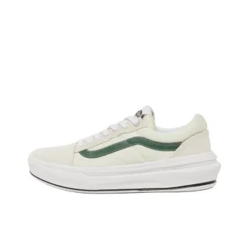 Vans Old Skool Low Top Skateboard Shoes Men's White Green