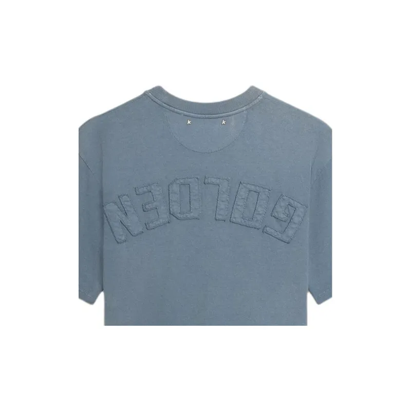 Golden Goose Regular T Shirt Women's Blue-4