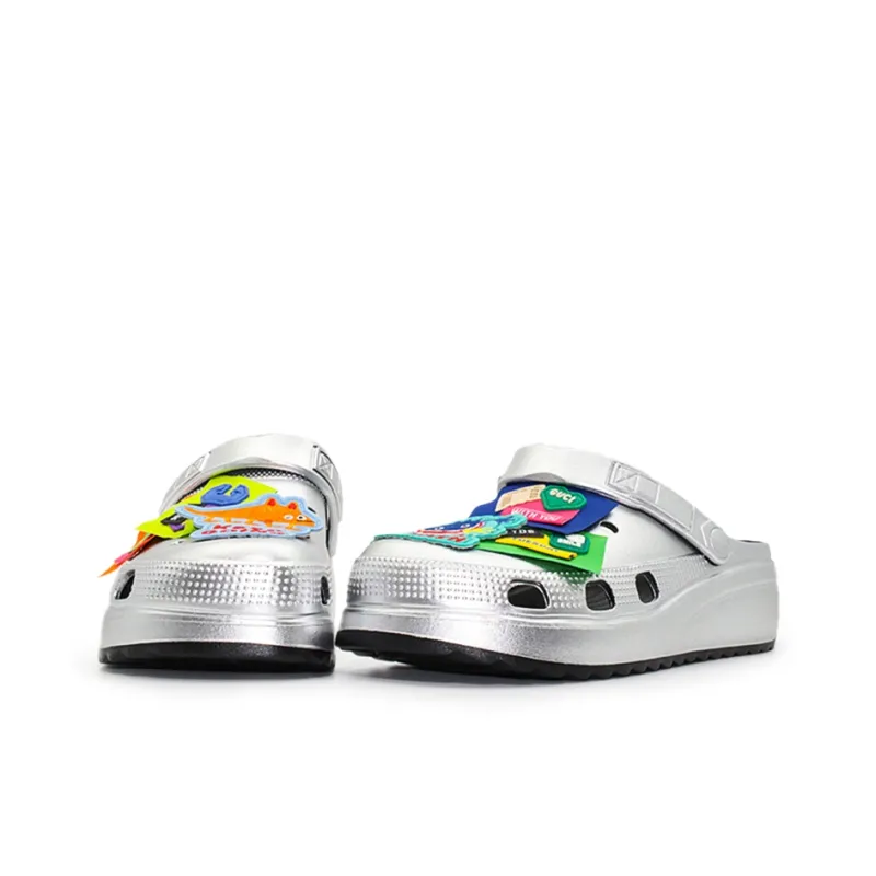 FCMM Clogs Unisex Full Silver Box Included-6