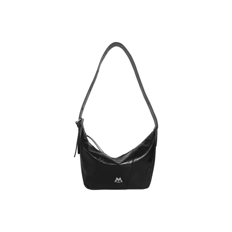 Kikawa Card Synthetic Leather Crossbody Bag, Shoulder Bag Medium Size Women's Black-1