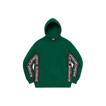 Supreme Text Rib Hooded Sweatshirt