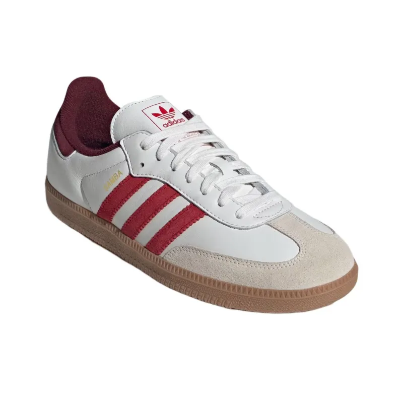 Adidas Samba Og White Better Scarlet Shadow Red-2