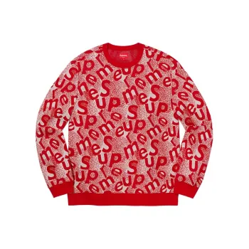 Supreme Scatter Text Crewneck
