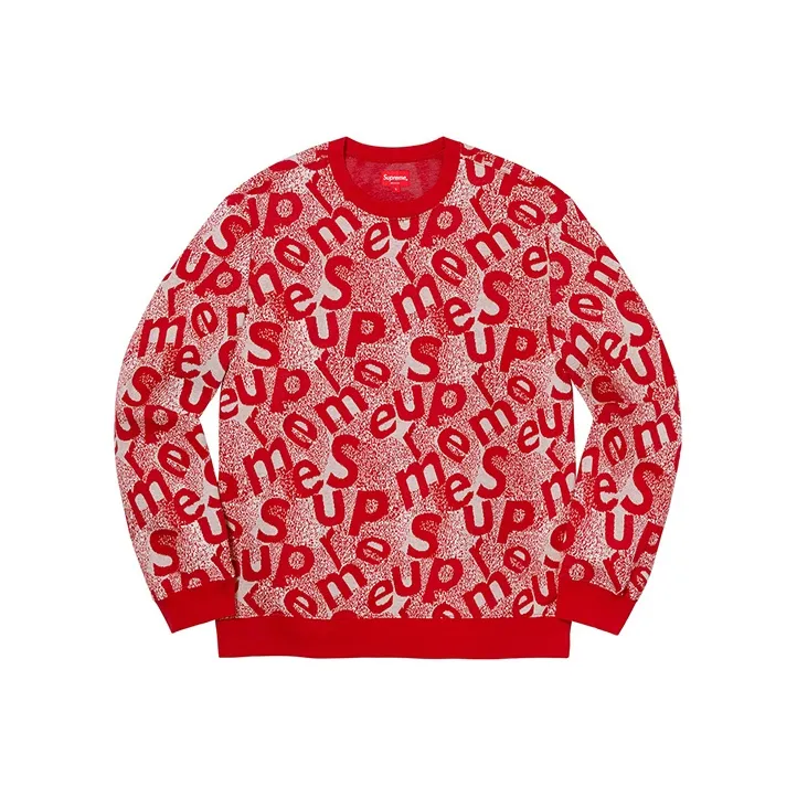 Supreme Scatter Text Crewneck-0