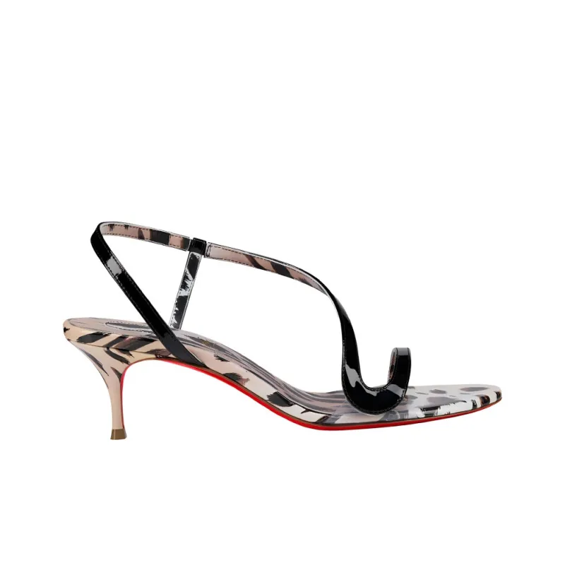 CL LUBOTING Rosalie Strap Sandals 5.5cm Women's Brown-1