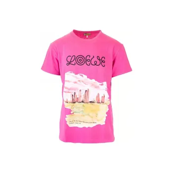 LOEWE T-Shirts Men Pink